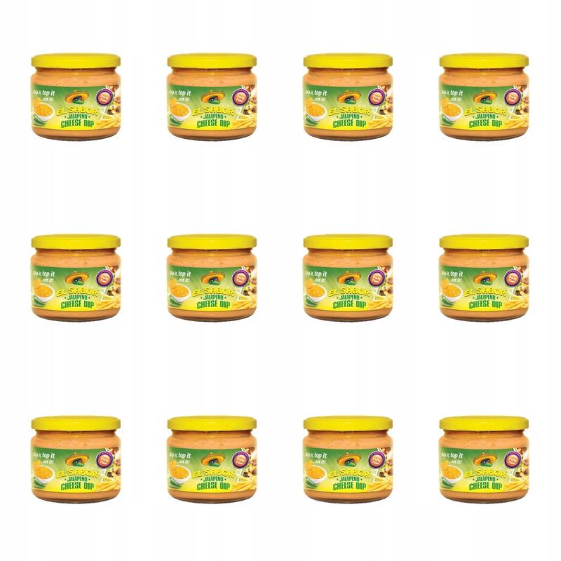 El Sabor Dip jalapeno cheese 300 g X12
