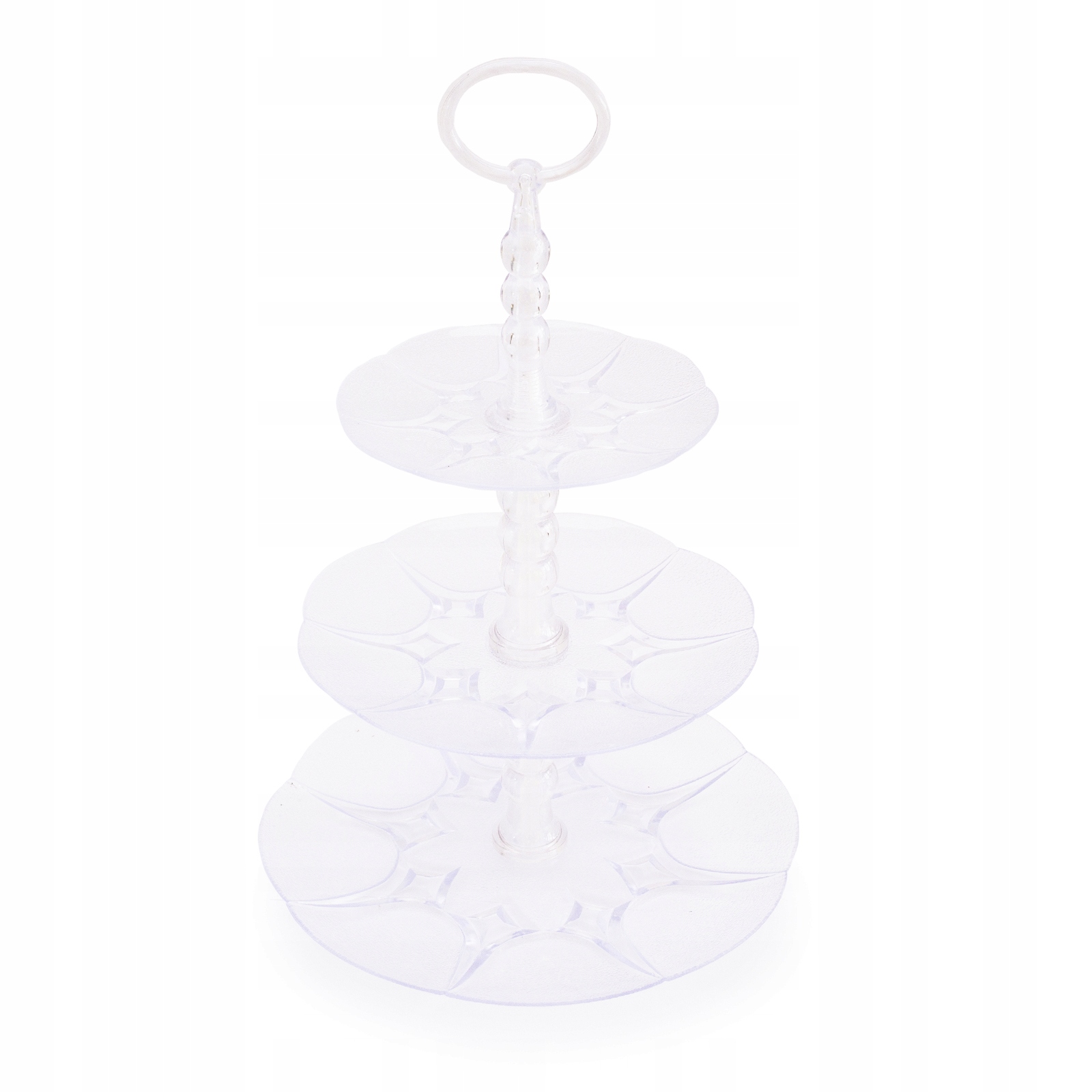 PATERA PIETROWA PLASTIKOWA 3 PIĘTROWA NA CIASTO