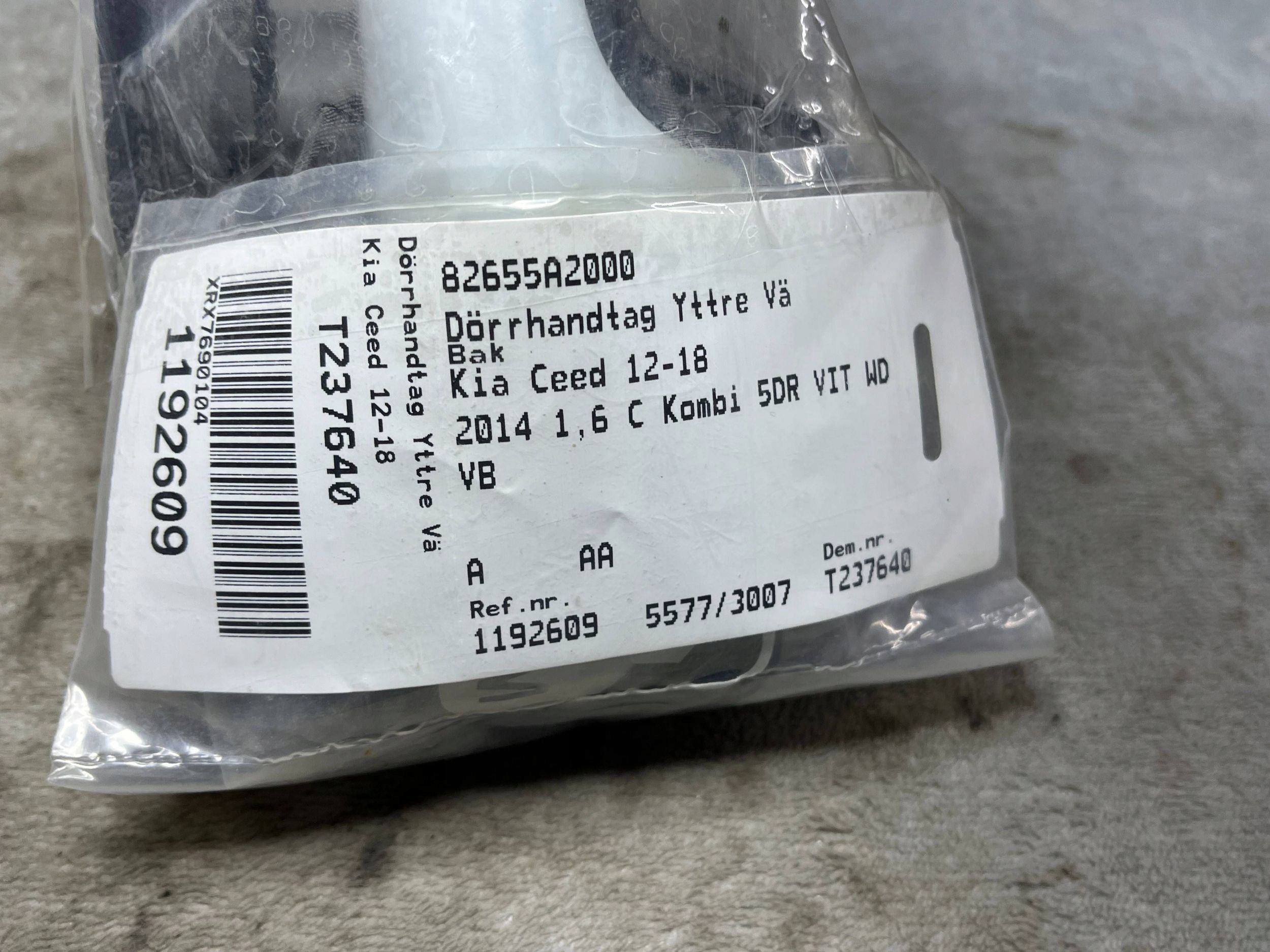 KIA CEED handle exterior front KIA Ceed 82655A2000 !J