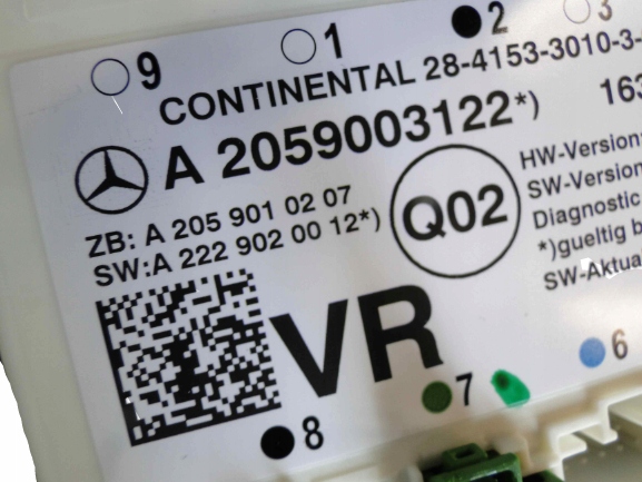 MERCEDES GLC 253 MODUŁ W DRZWI PRAWE PRZEDNIE