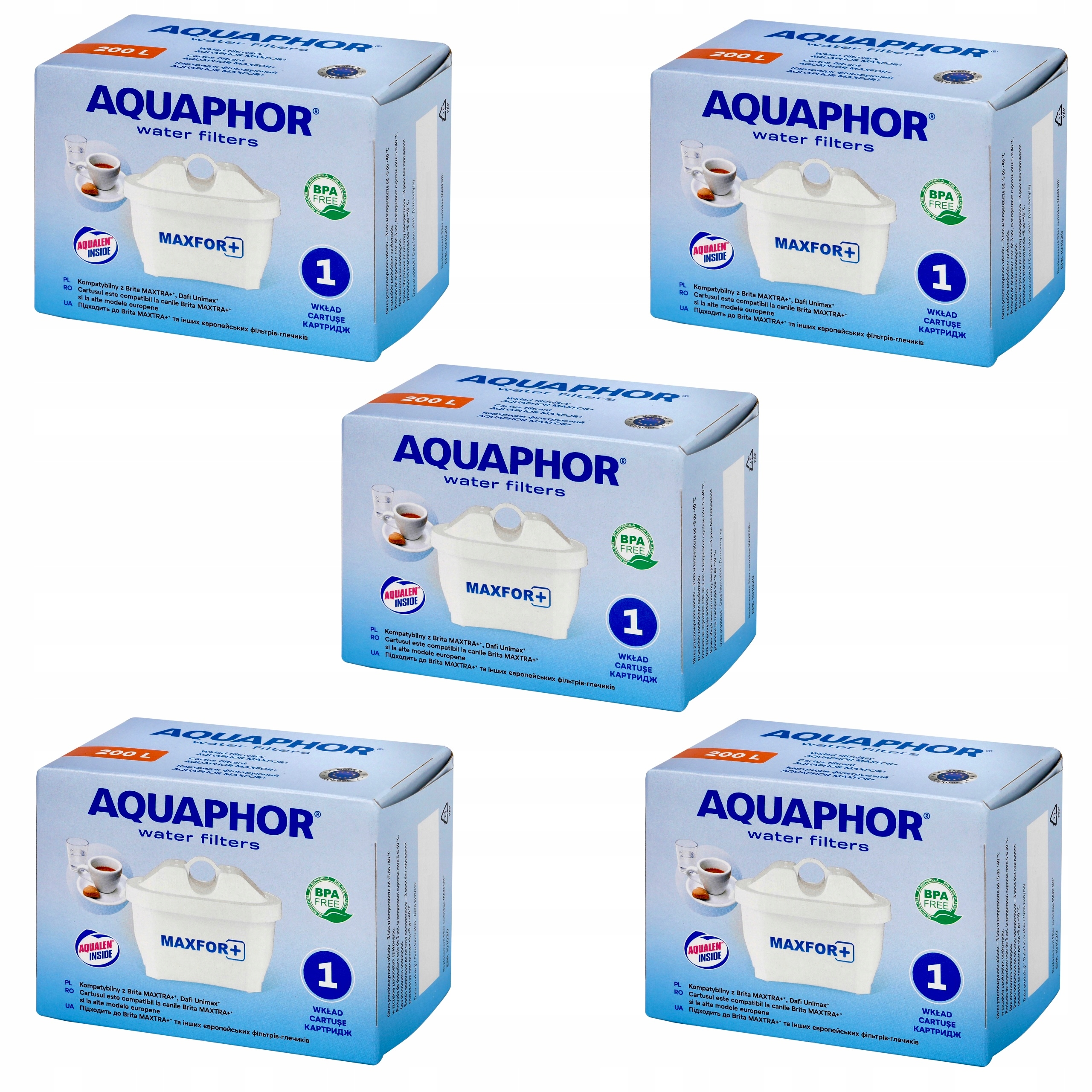 Vodný filter AQUAPHOR (Aquafor, Akvafor) x 5 ks