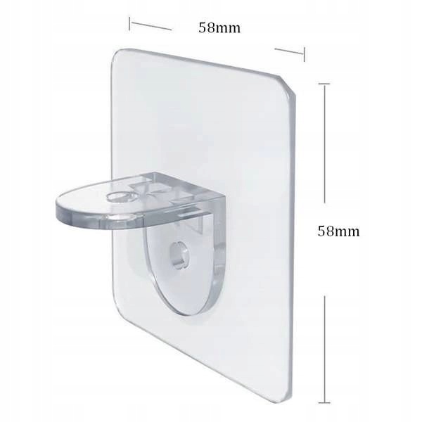 4x SAMOPRZYLEPNY WSPORNIK PODPÓRKA półki półka do szafy mebli Długość 20 mm