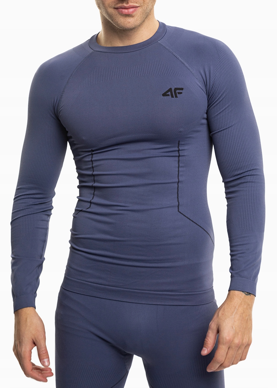 Pánské termoaktivní tričko 4F s dlouhým rukávem, bezešvé, velikost L/XL