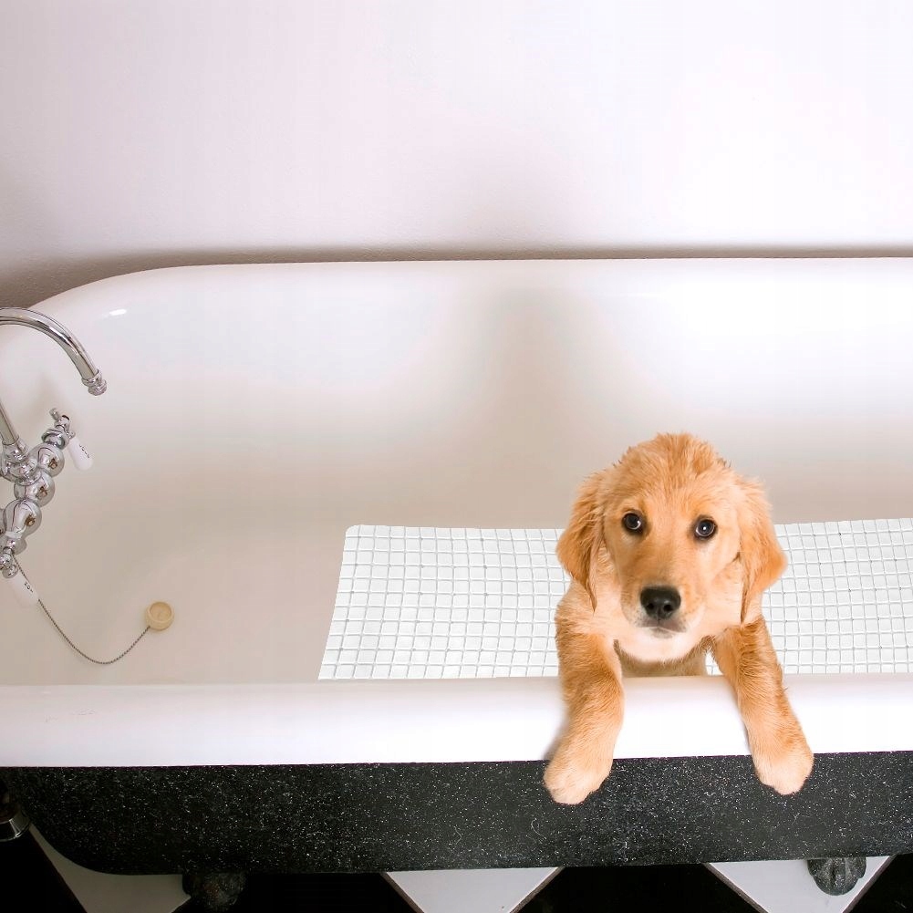 Mata ANTYPOŚLIZGOWA do brodzika wanny pod prysznic Kolor biel