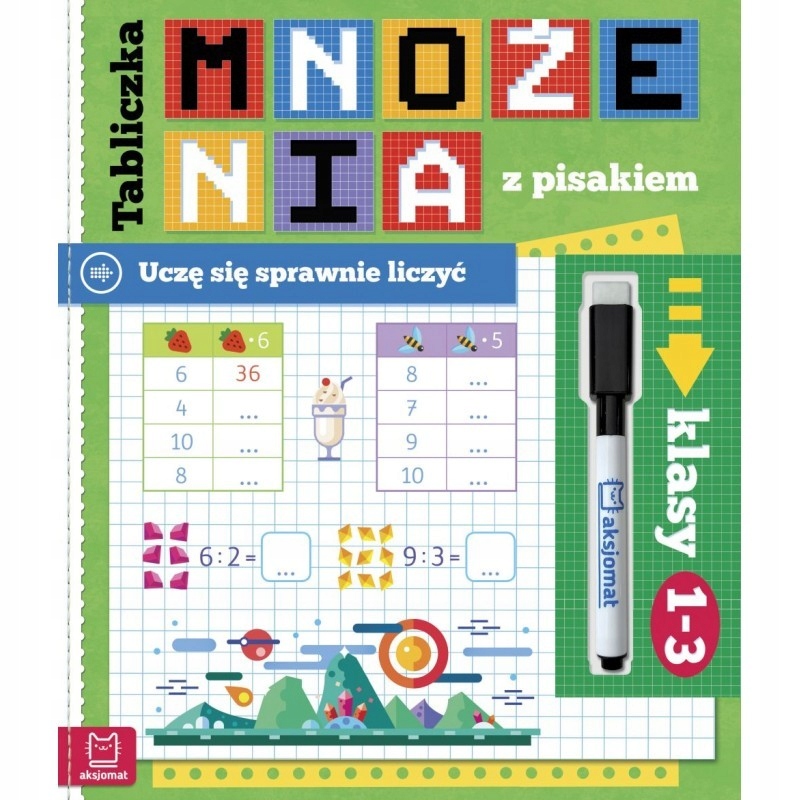 

Tabliczka Mnożenia Z Pisakiem Uczę się liczyć
