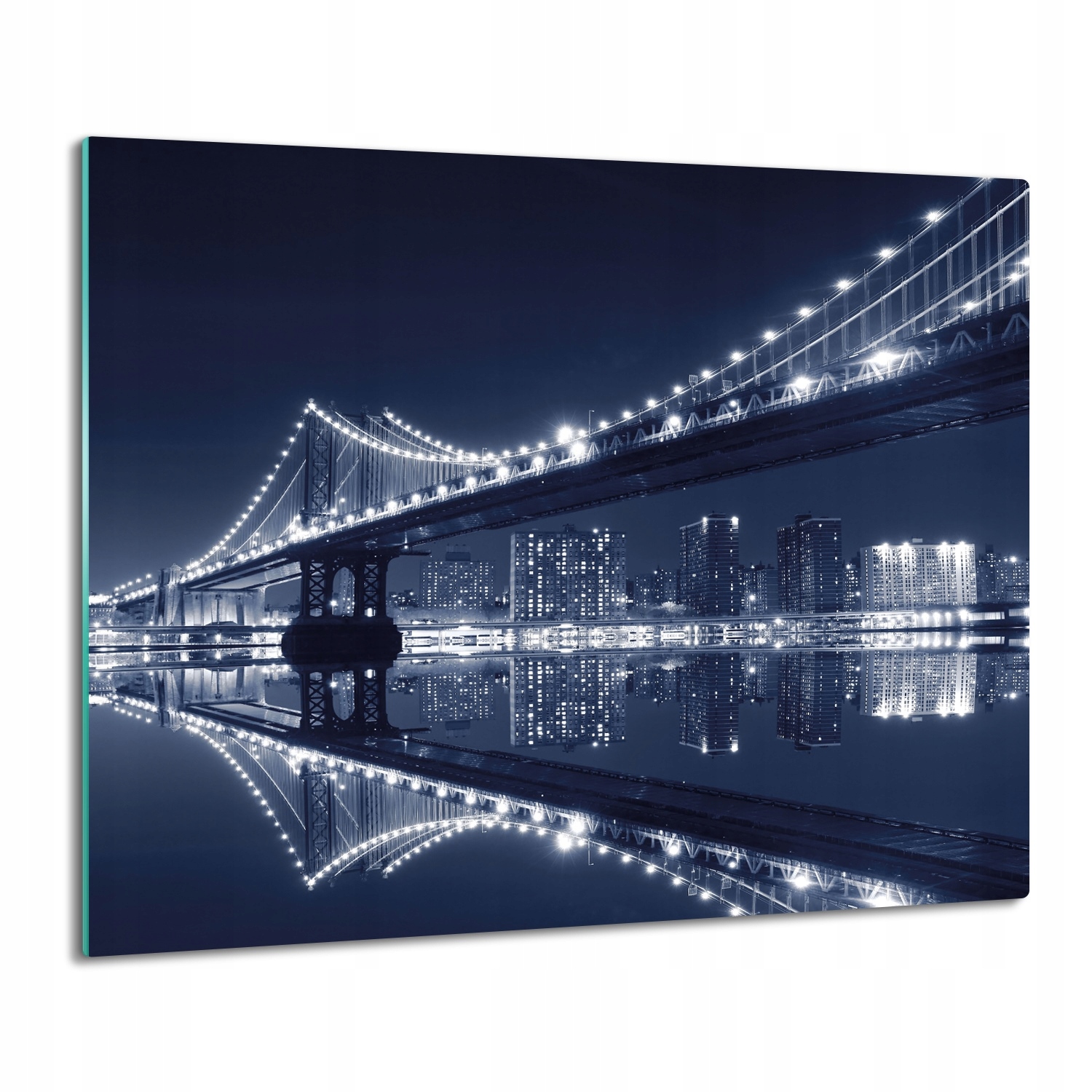 Krytka splashback s fotografií Manhattan most Ny 60x52