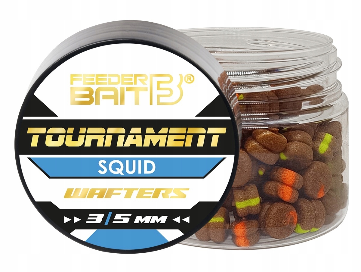 Dumbells Feeder Bait Tournament 3/5mm Wafters: Squid (FB43-3)