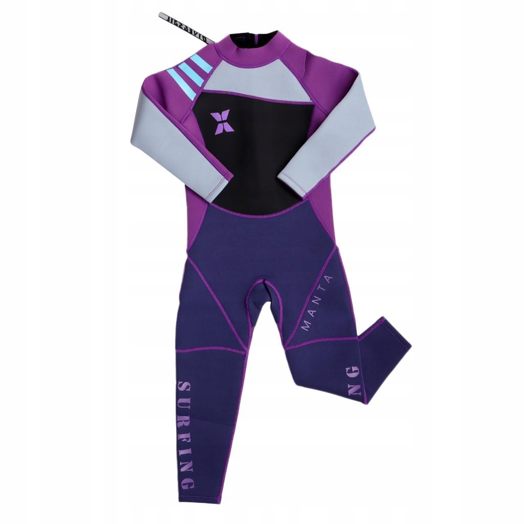 Kid Girls Surfer Beach Wetsuit Cold Protection Marka bez marki
