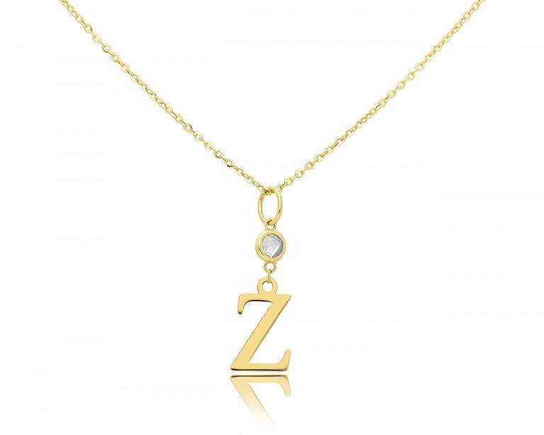 Zlatý řetízek s písmenem Z pr.585