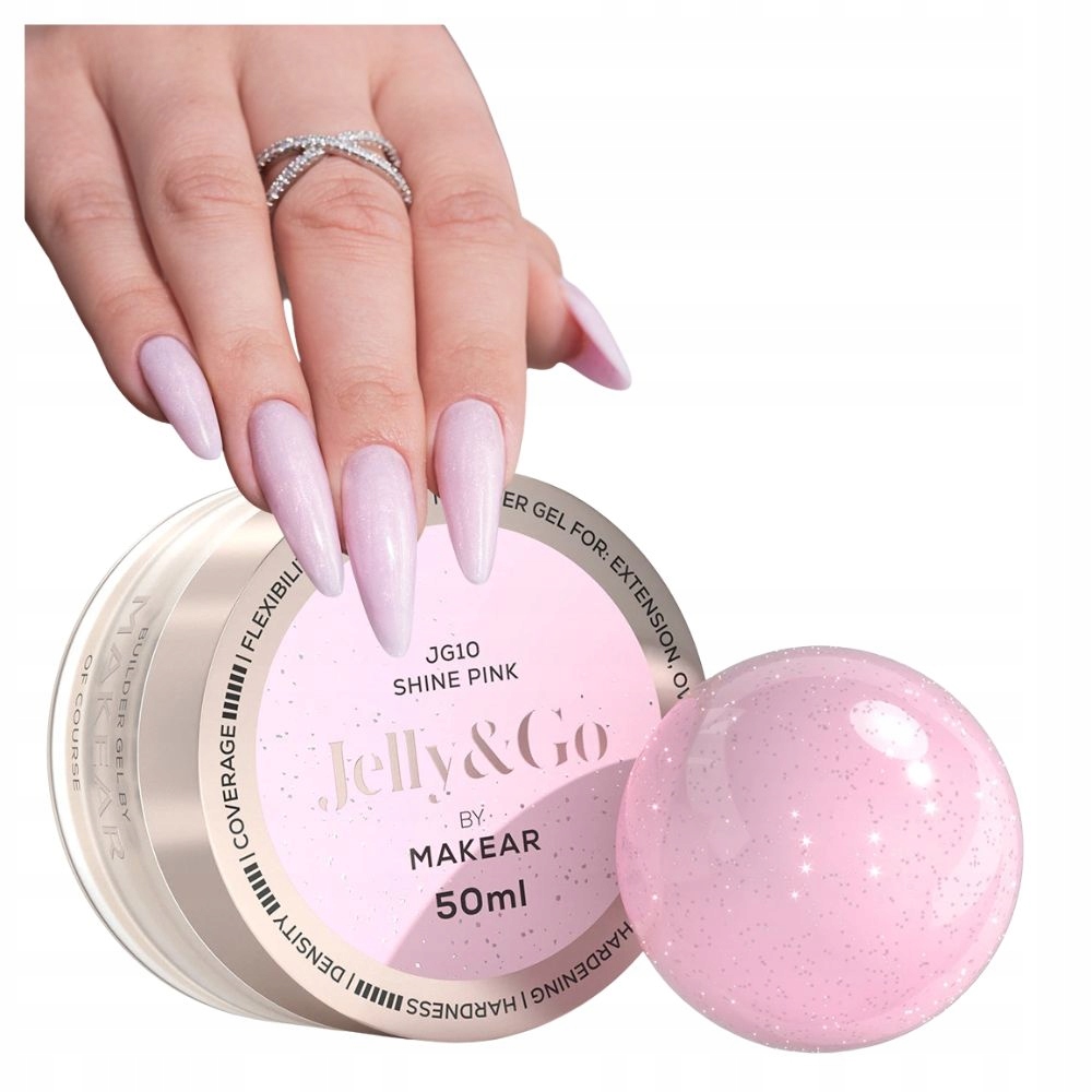 Żel budujący Makear Jelly&Go Shine Pink JG10
