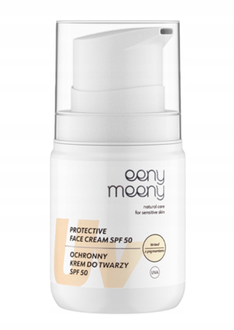 eeny meeny Uva Uvb Spf 50 Ochronny krem z pigmentem do twarzy