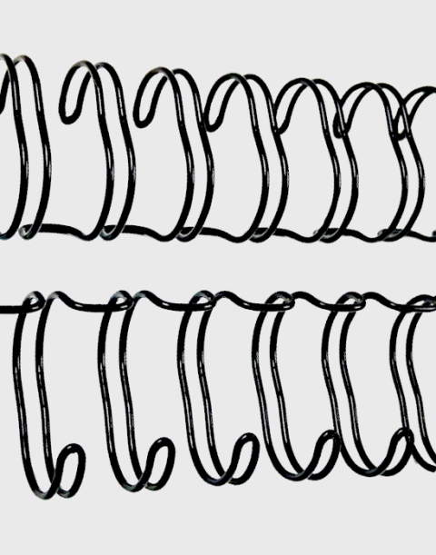 

Grzbiety drutowe 4,8mm 100 sztuk Opus czarne
