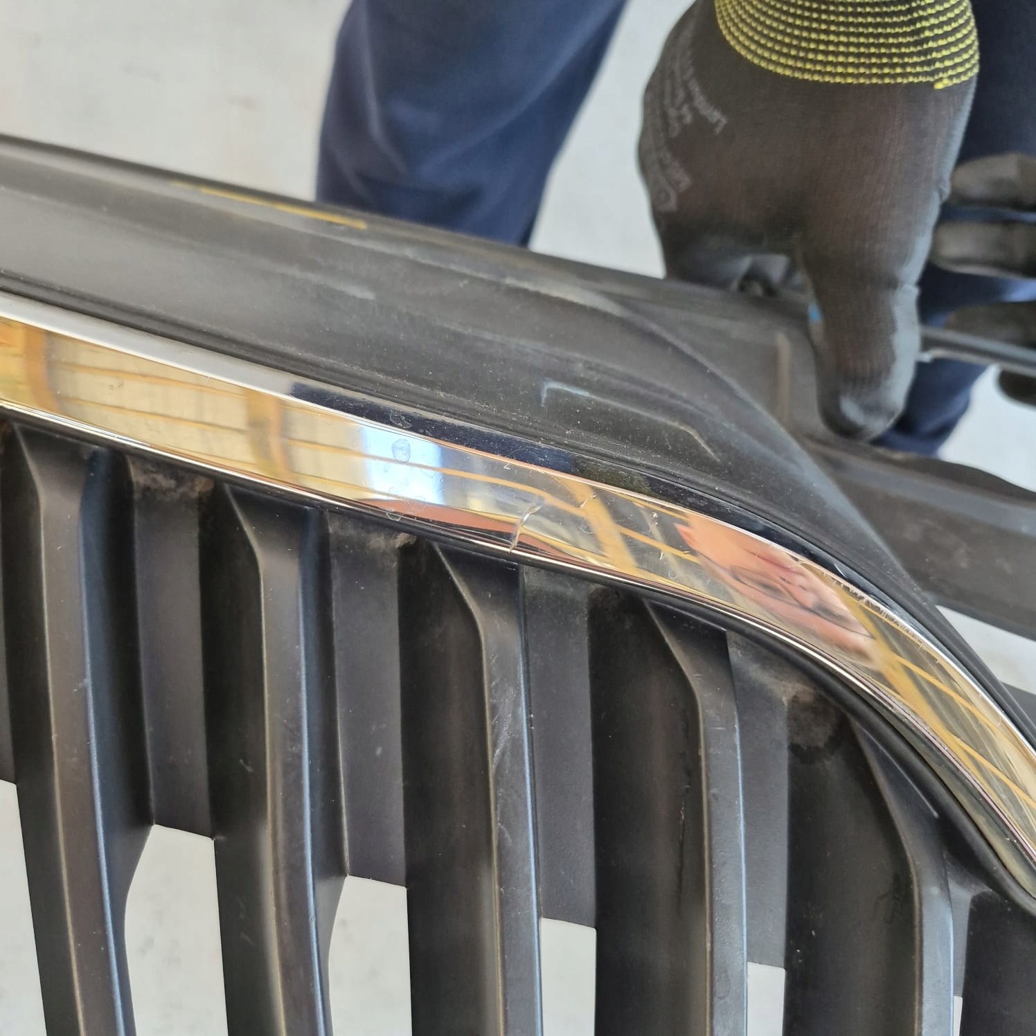 SKODA RAPID 12-17 bumper front front washer