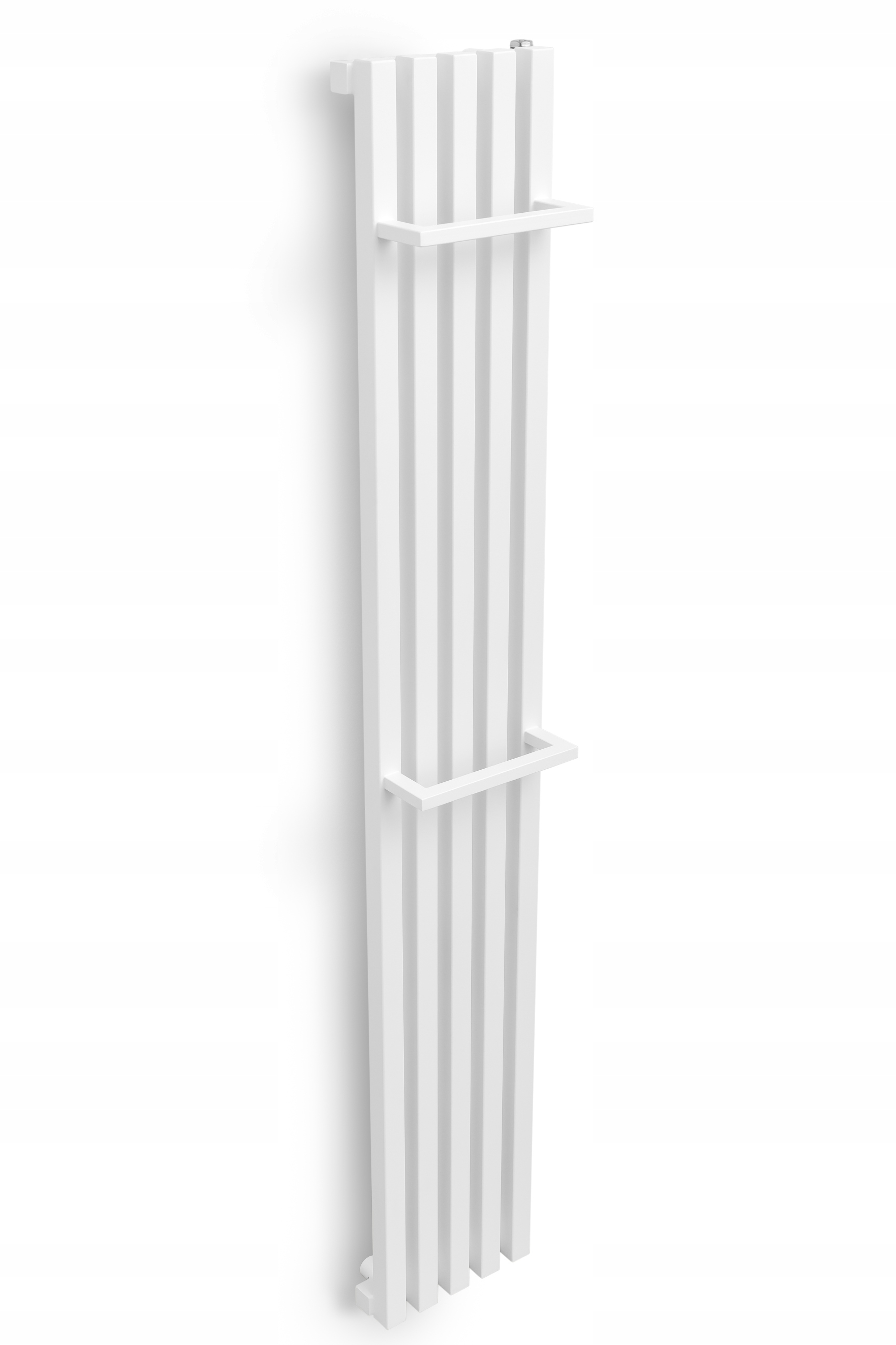 

150x24 grzejnik z wieszakami Q-esto biały czarny