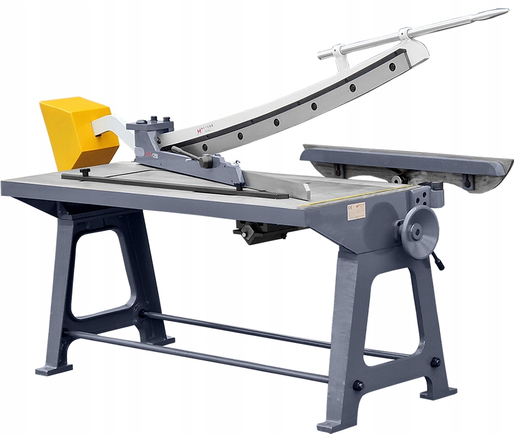 GILOTYNA HYDRAULICZNA RĘCZNA BLACHY NOŻYCE SZABLOWE LASER METCOR KHS-1250 Kod producenta Metcor KHS1250
