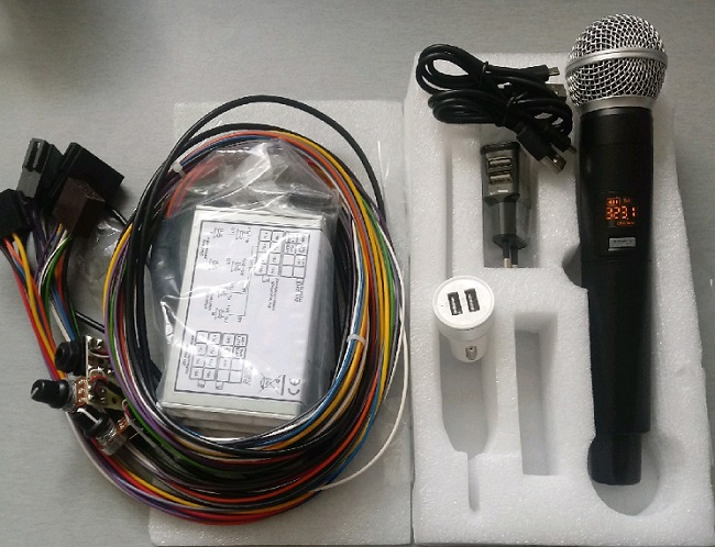MIKROFON BEZPRZEWODOWY 12 BUS AUTOKAR ZESTAW