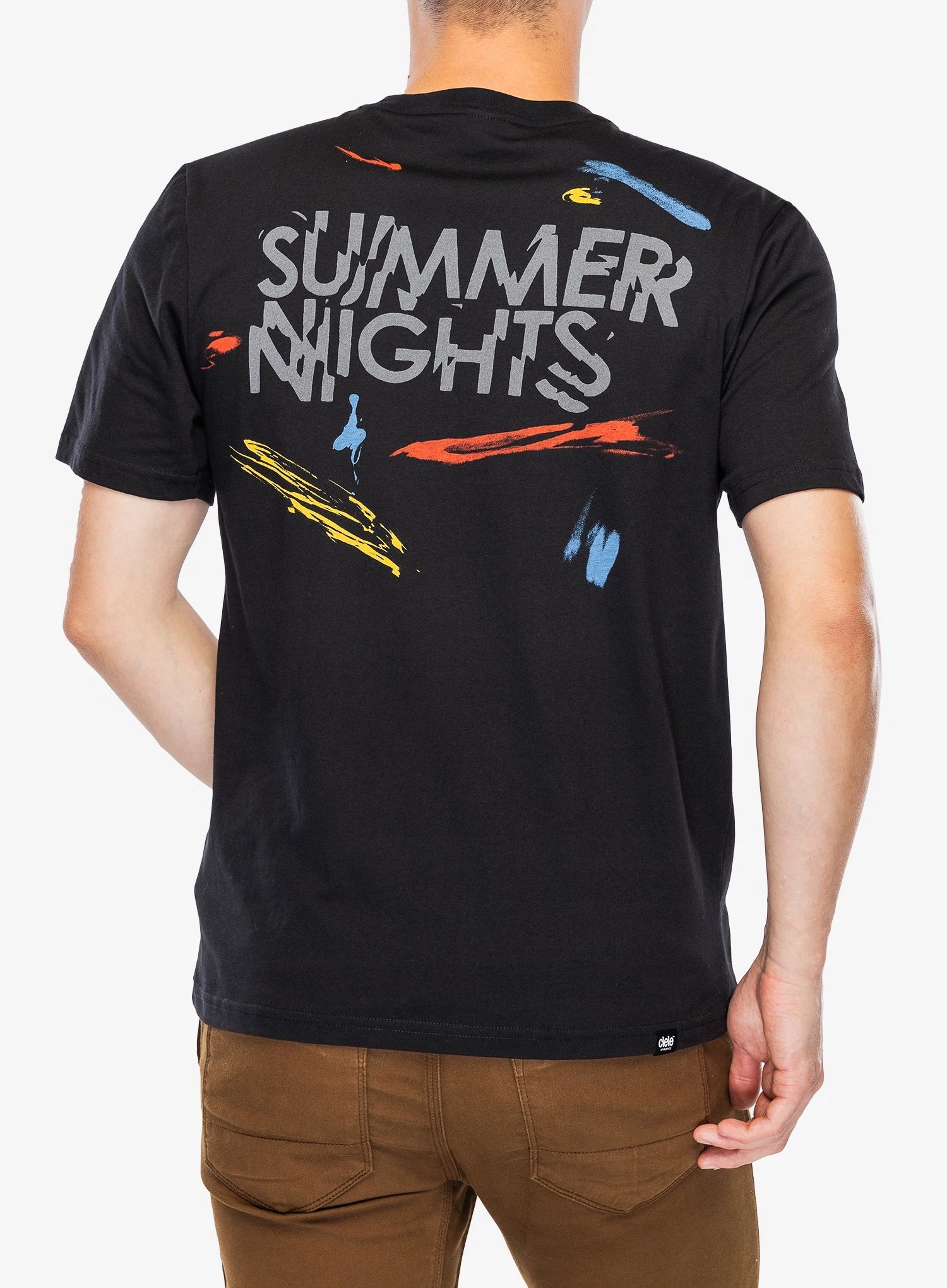 Bavlněné tričko Ciele U-Ort Shirt summer nights/black M