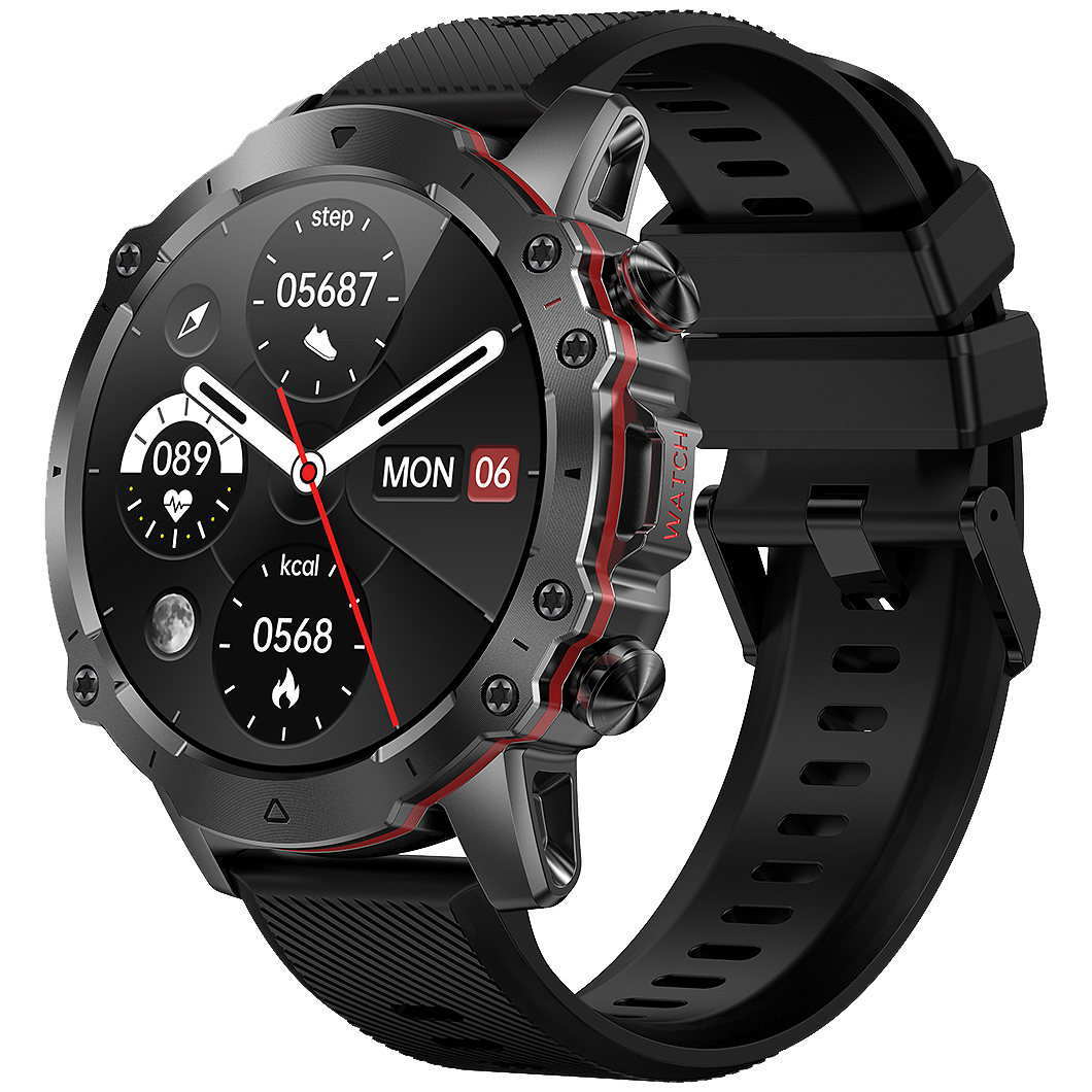 SMARTWATCH MĘSKI POLSKIE MENU ROZMOWY POWIADOMIENIA CIŚNIENIE TĘTNO SPORT Marka JG Smart