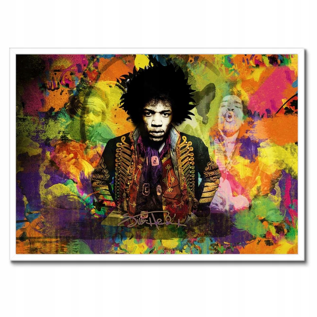 Plakáty v rámu 70x50 Jimmy Hendrix