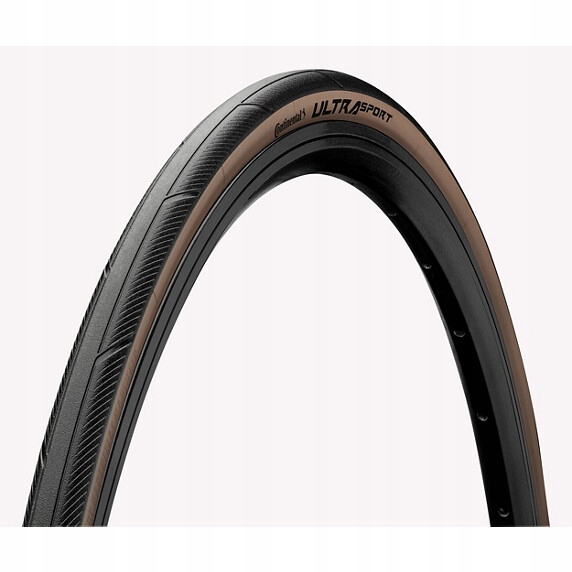 Opona Continental Ultra Sport III 700x28 czarno-brązowa zwijana