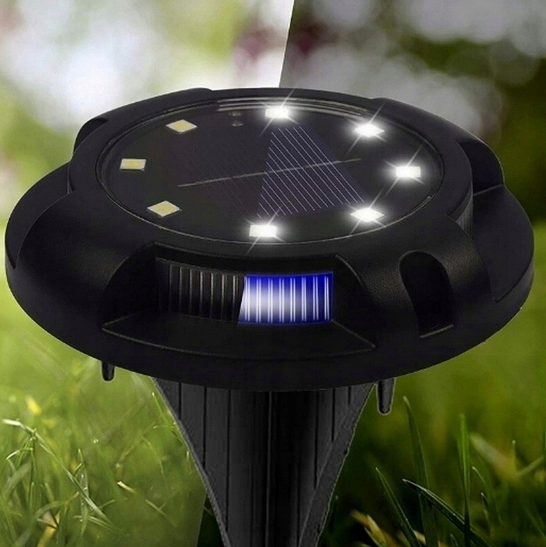 Lampa solarna najazdowa wbijana Vergionic czarna 11,5 cm 4 sztuki Marka Vergionic