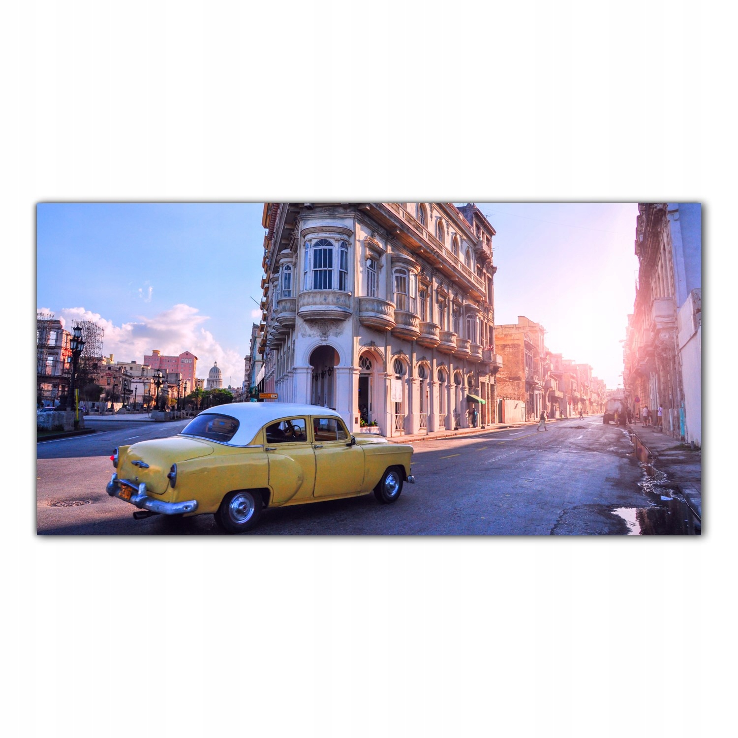 

Obraz Szklany Foto-obraz Retro Auto Hawana 140x70