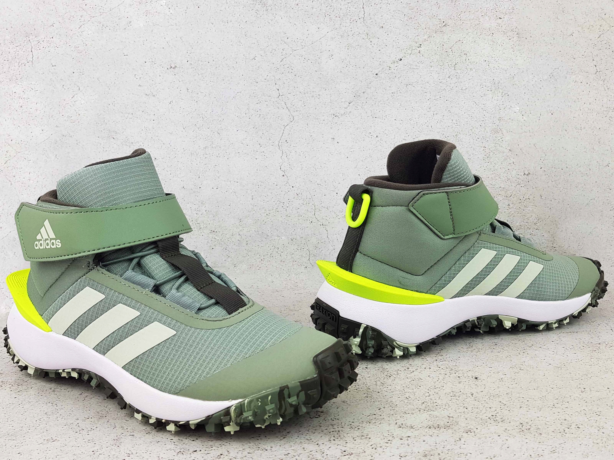 ADIDAS FORTATRAIL TREKKINGOWE RZEP GUMKI OCIEPLANE Rozmiar 40