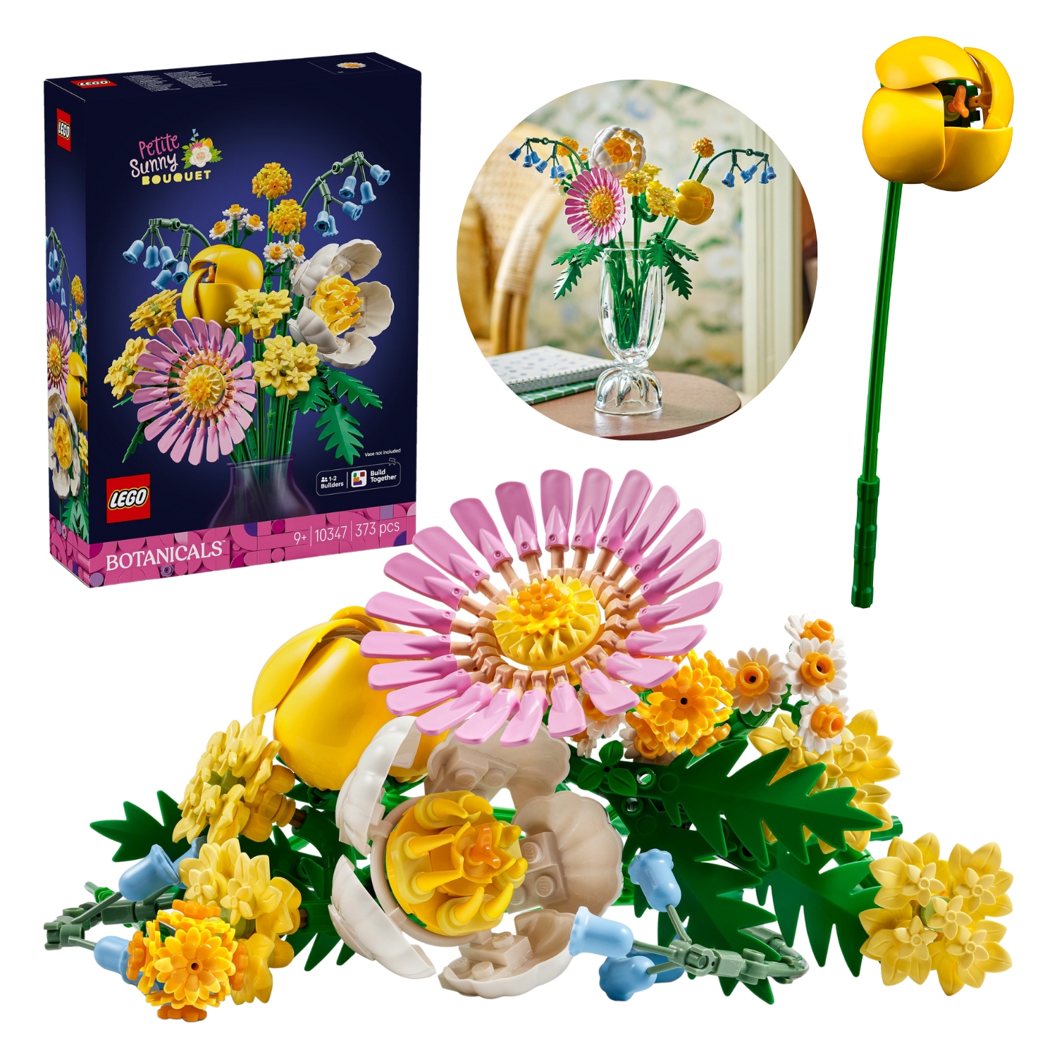 Lego 10347 Botanicals Malá Kytice Žlutých Květů