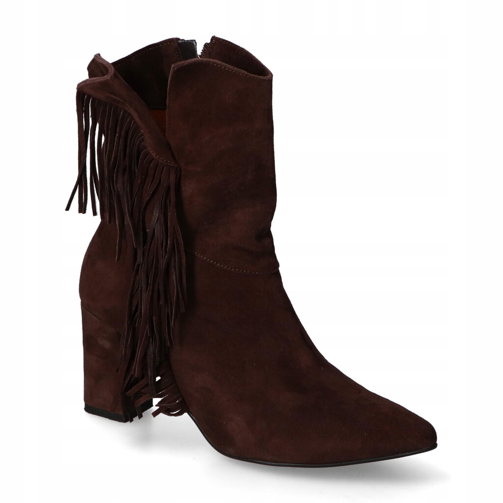 Kotníkové Boty Damiss DS-946/2/A Čokoláda semiš 37