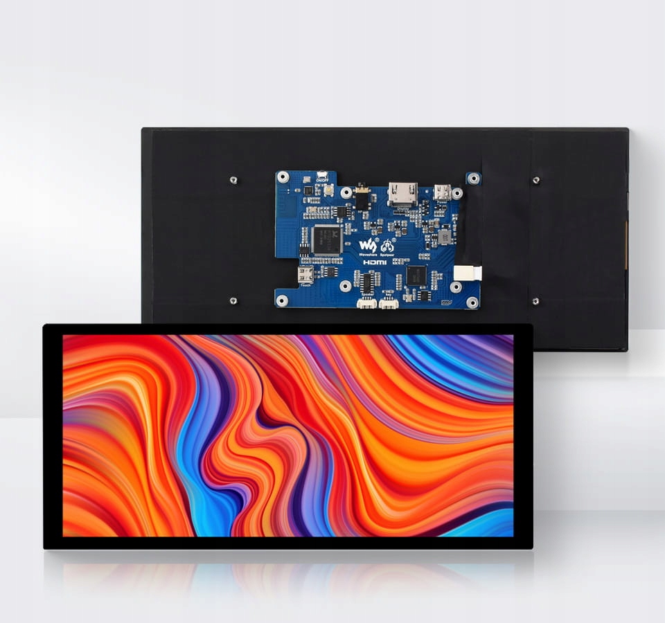 Qled displej 10.4" 1600 x 720 Hdmi Waveshare 10.4HP-CAPQLED