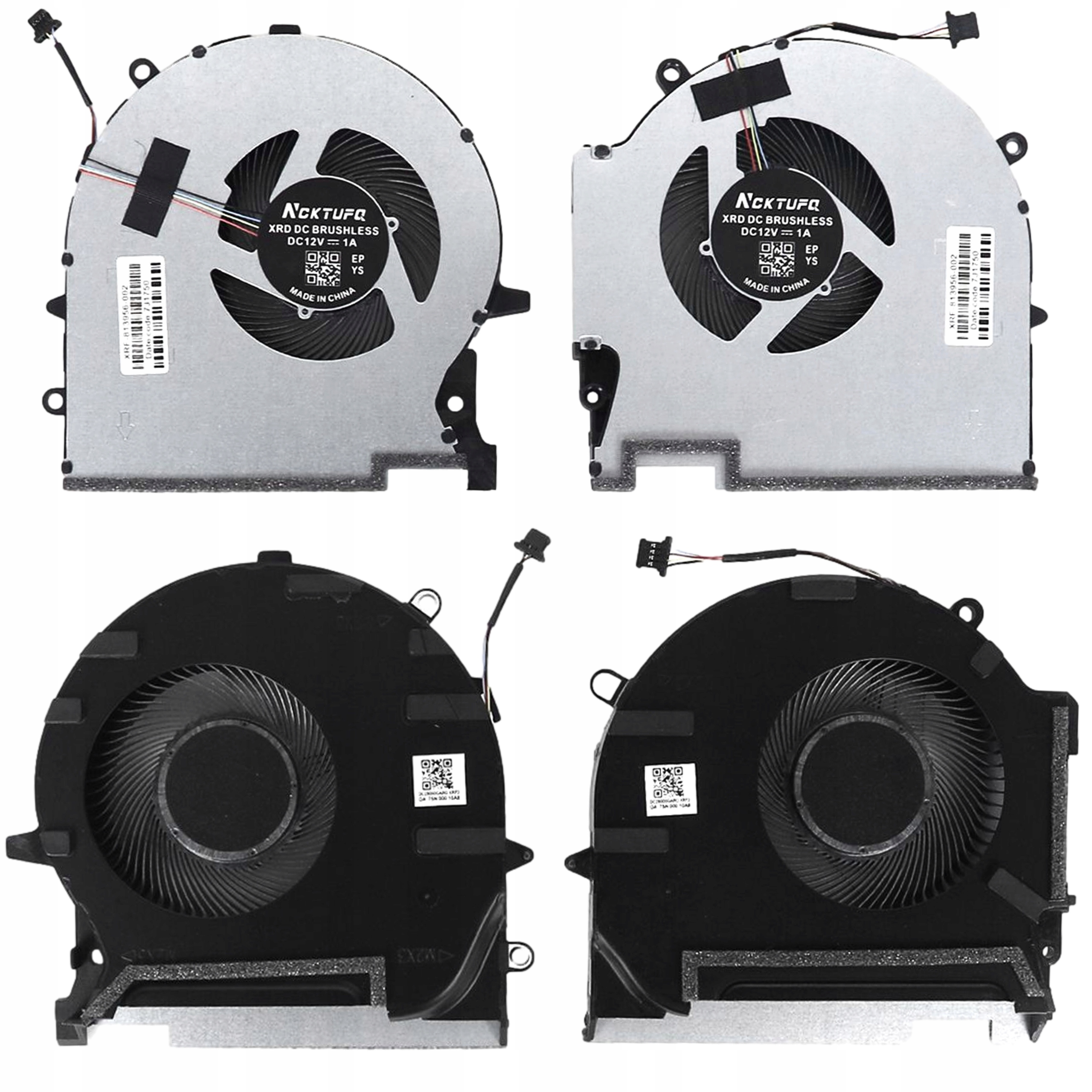 Ventilátory Pre Hp Omen 7 Plus 17-CK 17-CK0054TX 17-CM TPN-Q266 Cpu Gpu