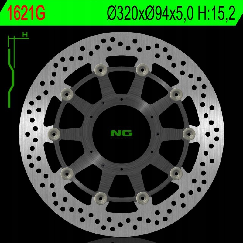 Predný Brzdový Kotúč Honda Cbr 1000RR 09-16 (abs) Hliníkový