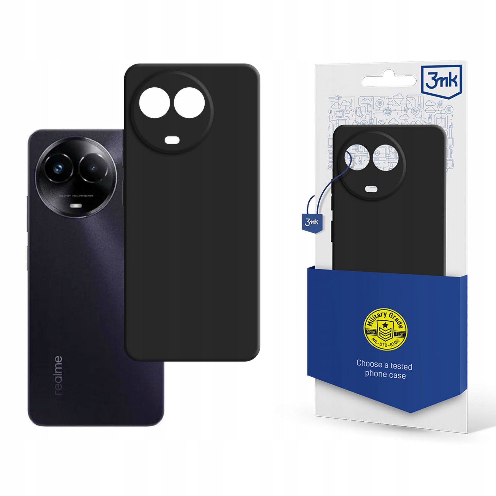 Etui 3mk Matt Case na Realme C67 5G czarne 3mk Protection