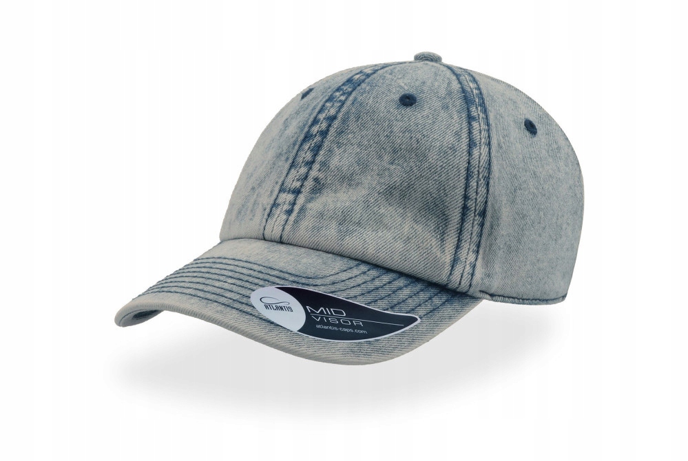 

Czapka Z Daszkiem Vitage Sprany Jeans Damska Męska