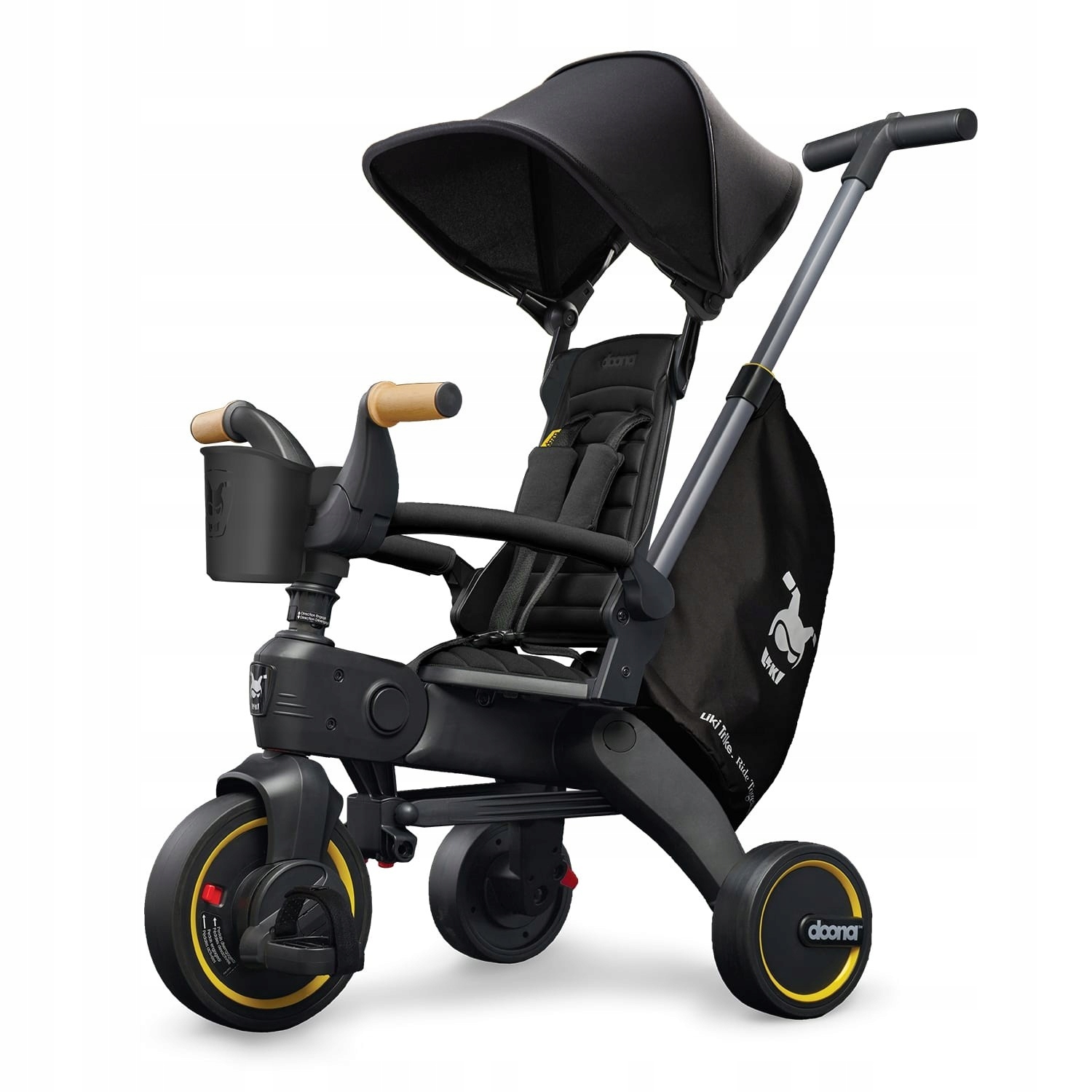 Doona Liki S5 5w1 Składany Rowerek Trójkołowy 0-25 kg Nitro Black