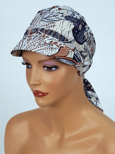 

Turban Tess z daszkiem w-195 chusty Eva Design