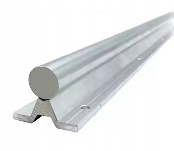 Prowadnica Liniowa Wałek Liniowy Podparty Fi 16 mm 1000 mm Utwardzany Cnc