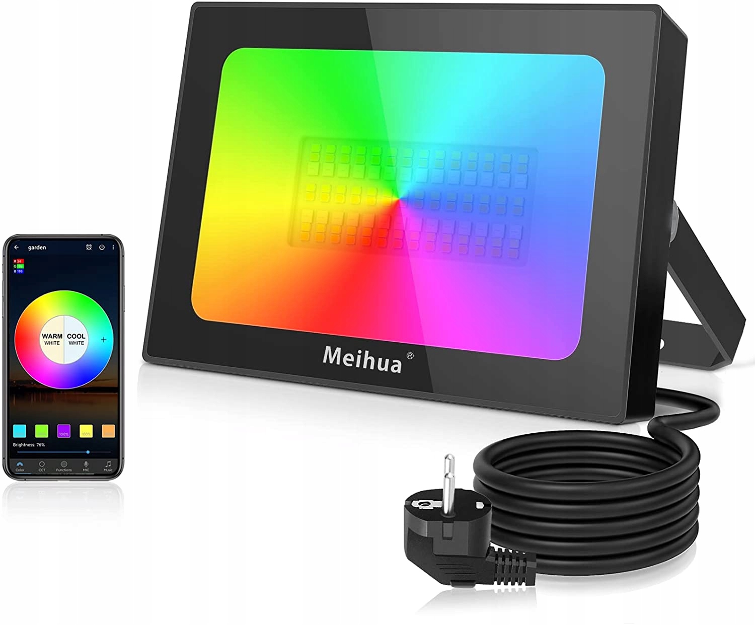 RGB СВІТЛОДІОДНИЙ ПРОЖЕКТОР ДОДАТОК ВОДОНЕПРОНИКНИЙ IP66