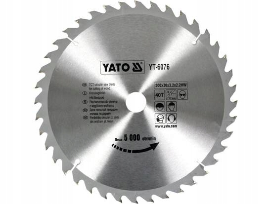 

Tarcza Widiowa 300x40Tx30MM Do Drewna Yato YT-6076