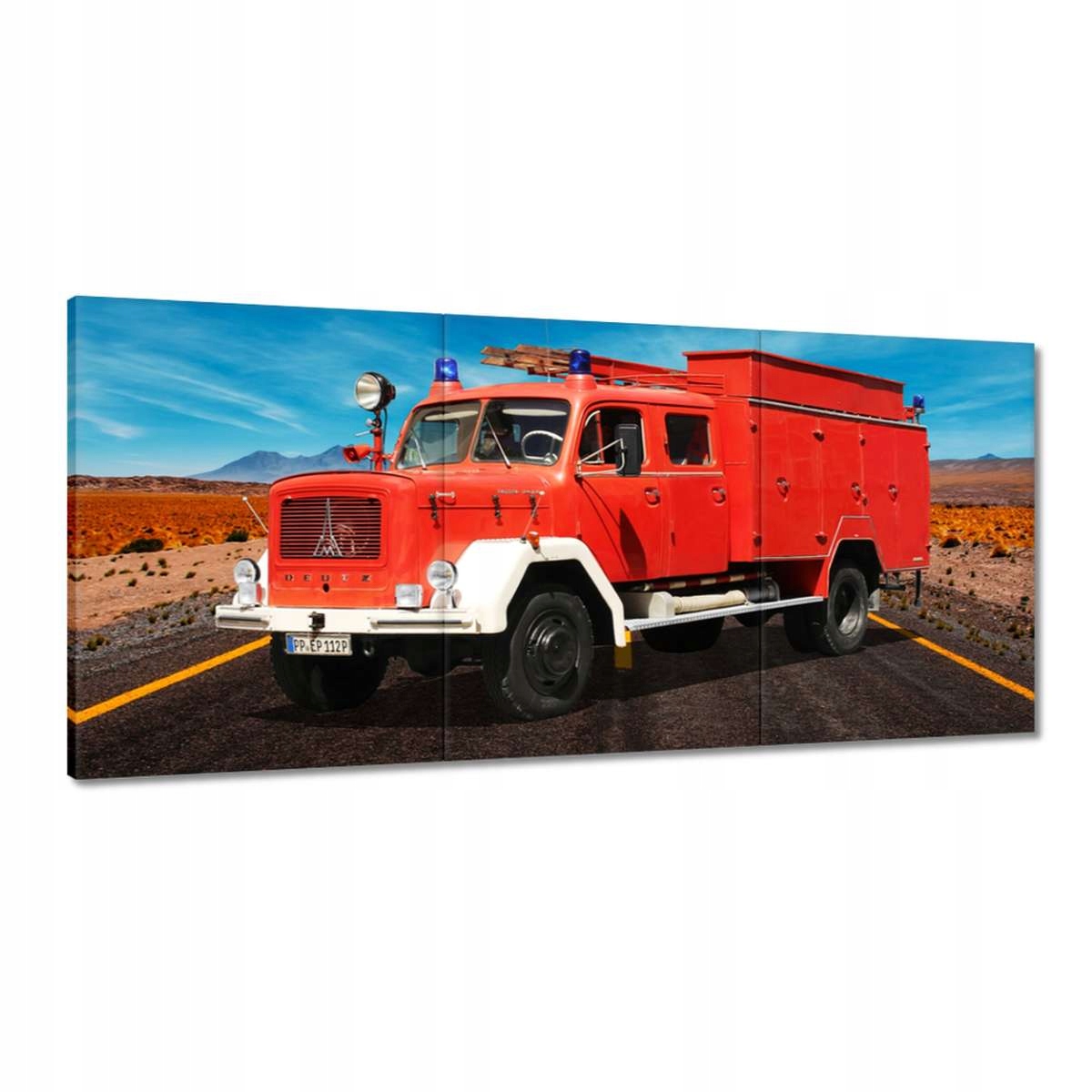 Obrazy 210x100 Hasičské auto