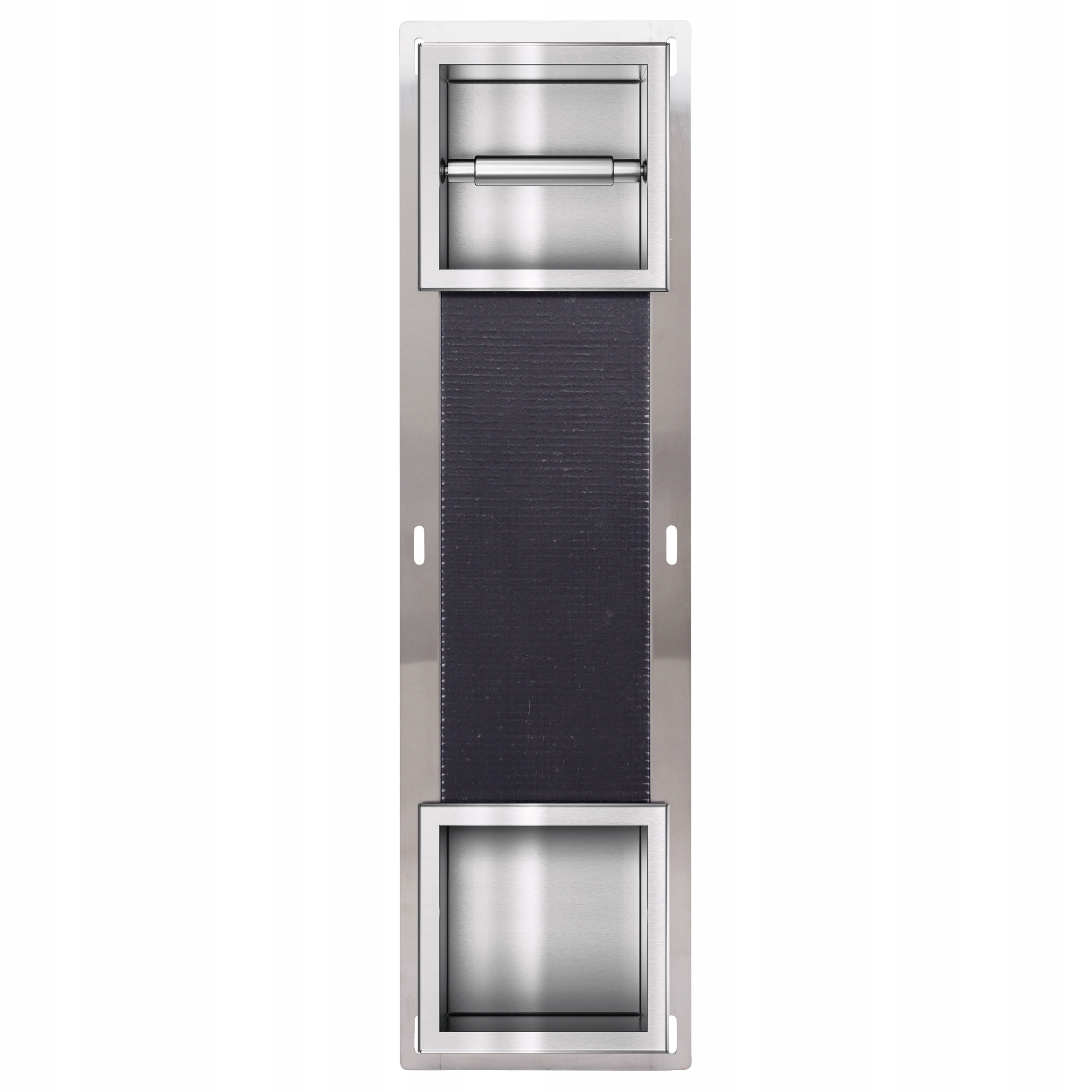 Wall-box Paper 2 Inox Nástenný držiak s podávačom na toaletný papier