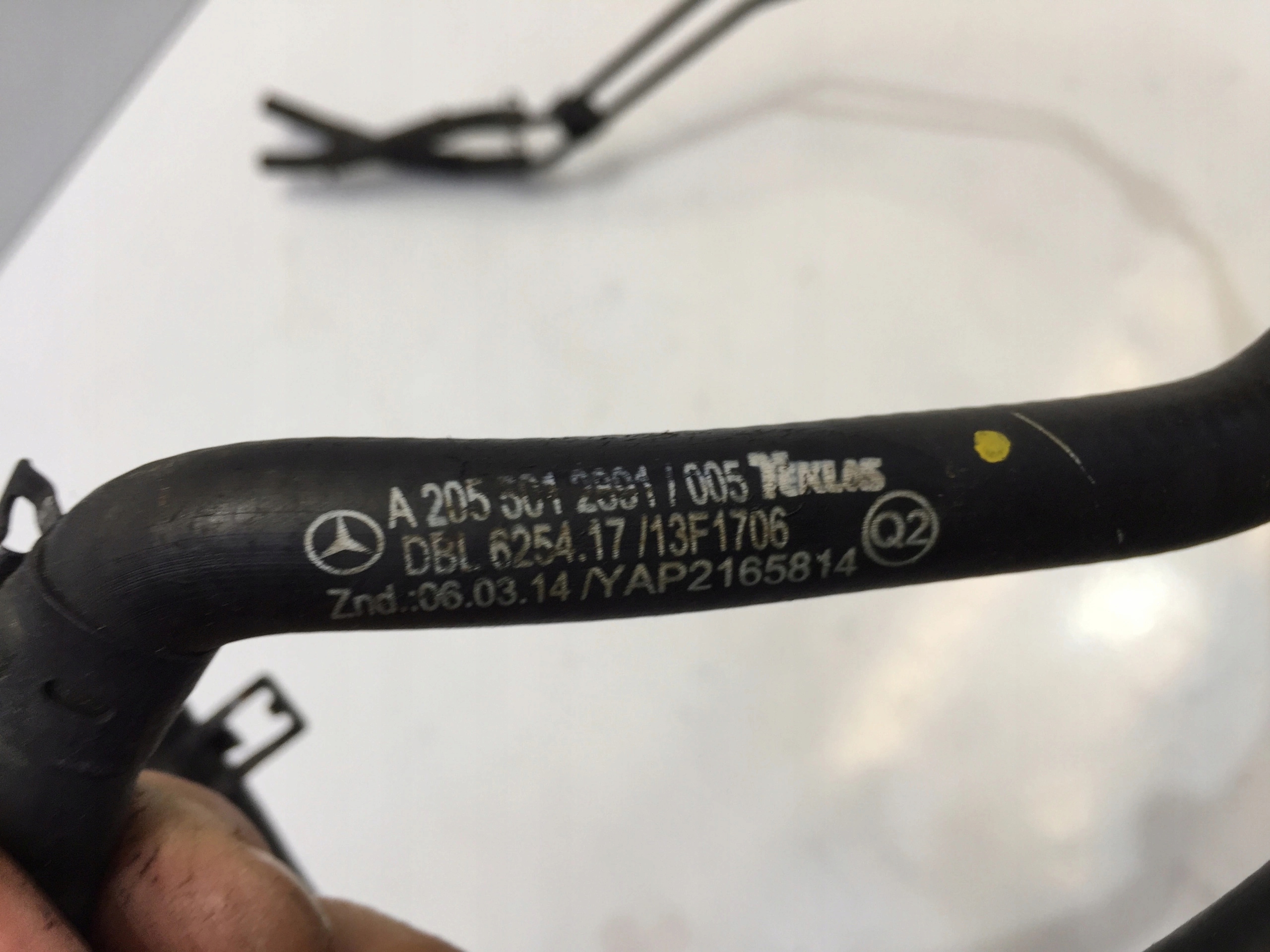 A2055012891 - Mercedes GLC X253 2.2 CDI 19 труба ADBLUE