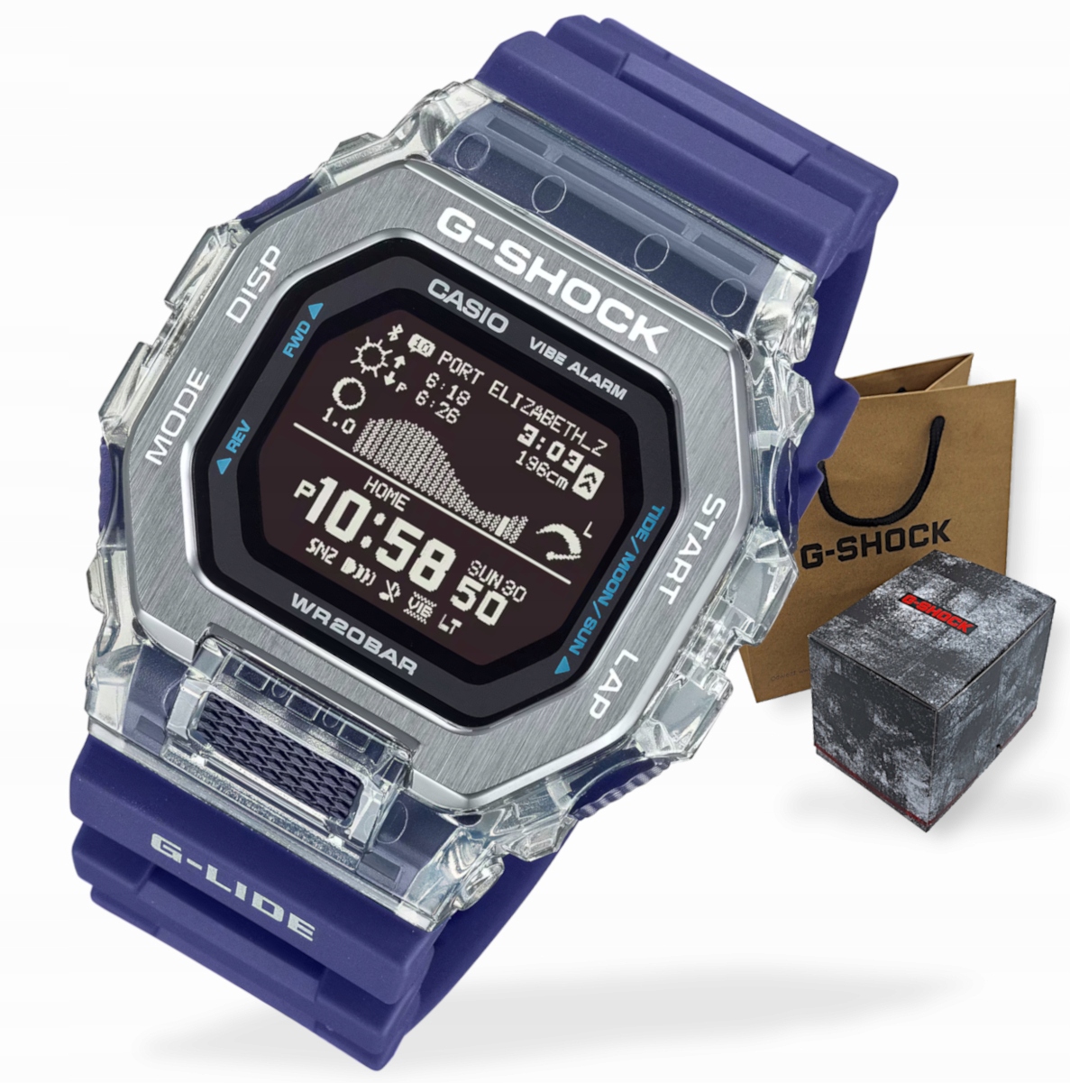 Sportovní pánské hodinky Casio G-Shock GBX-100S Krokoměr Gravírování