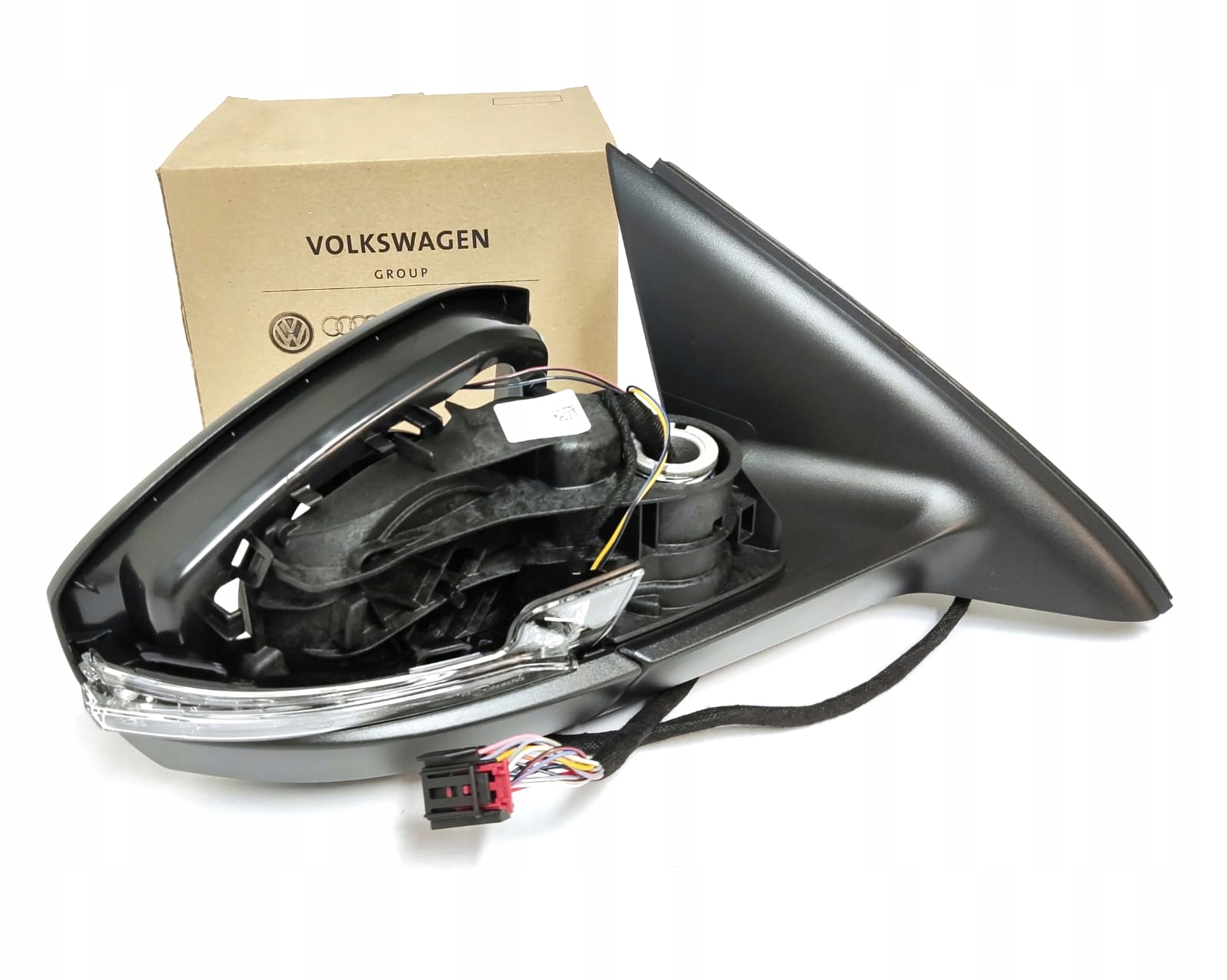 Lusterko prawe elektryczne podgrzewane 5E1857508R OE ORYGINAŁ