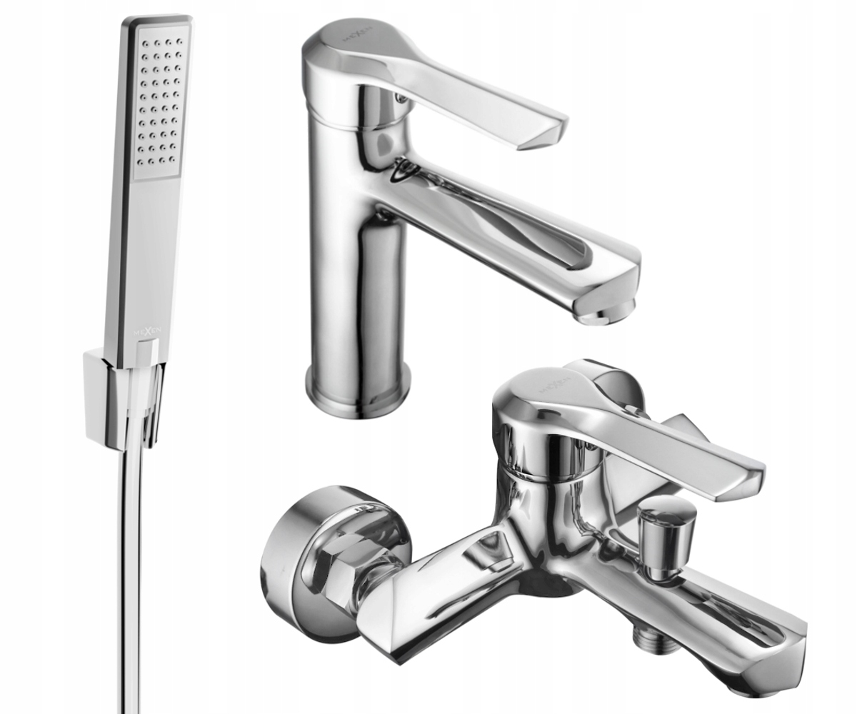 Mexen Sabre R72 vaňová súprava, chrómová Mosadz, 150cm hadica