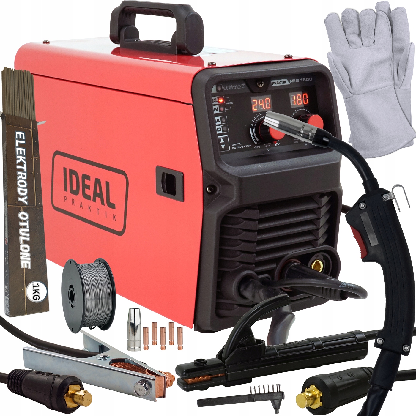 Spawarka Migomat Ideal 180A Mig 1800 Mag Mma 230v