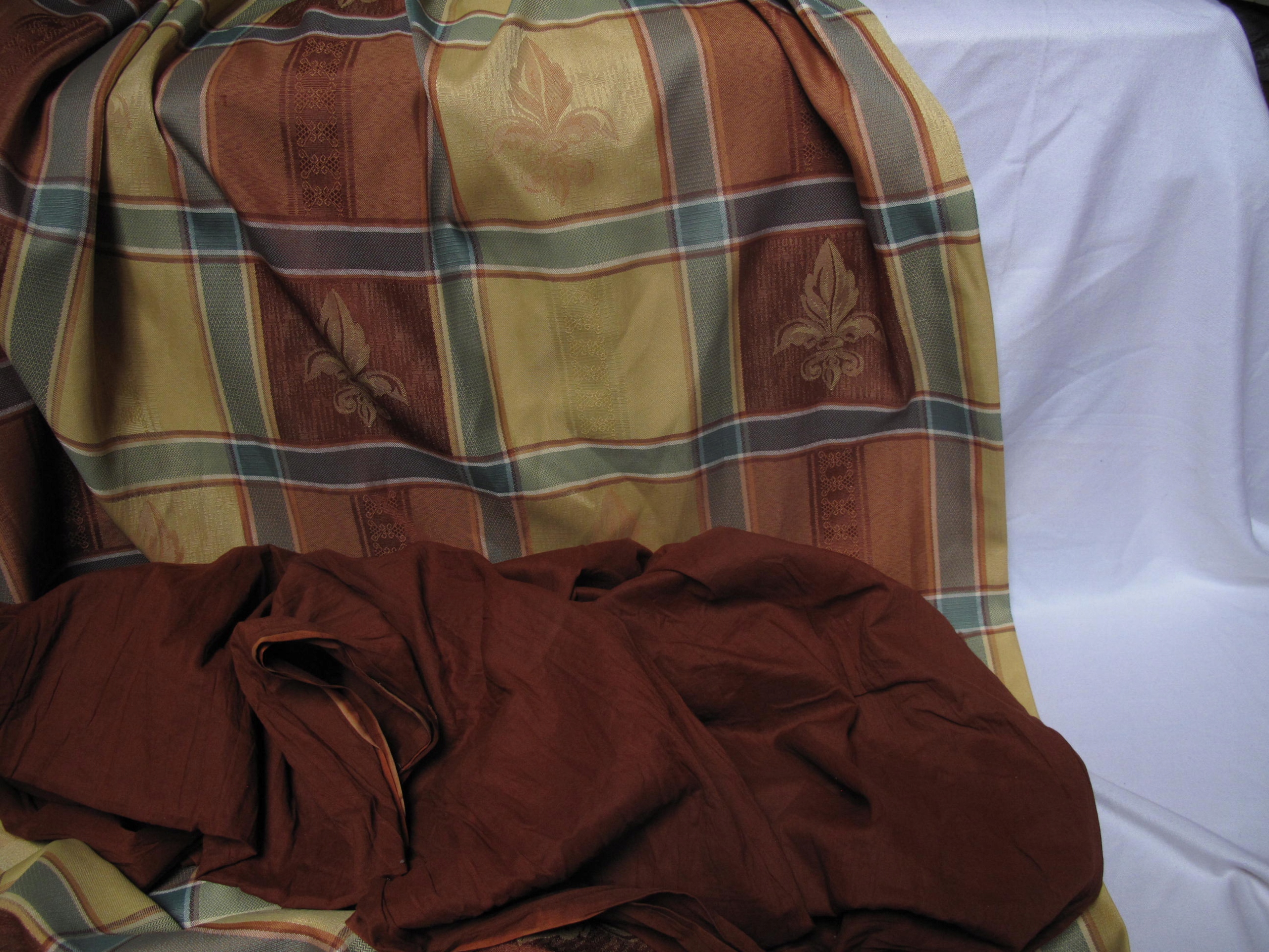 HERBOWE LILIJKI SZEROKIE ZASŁONY + KUPON BAWEŁNY