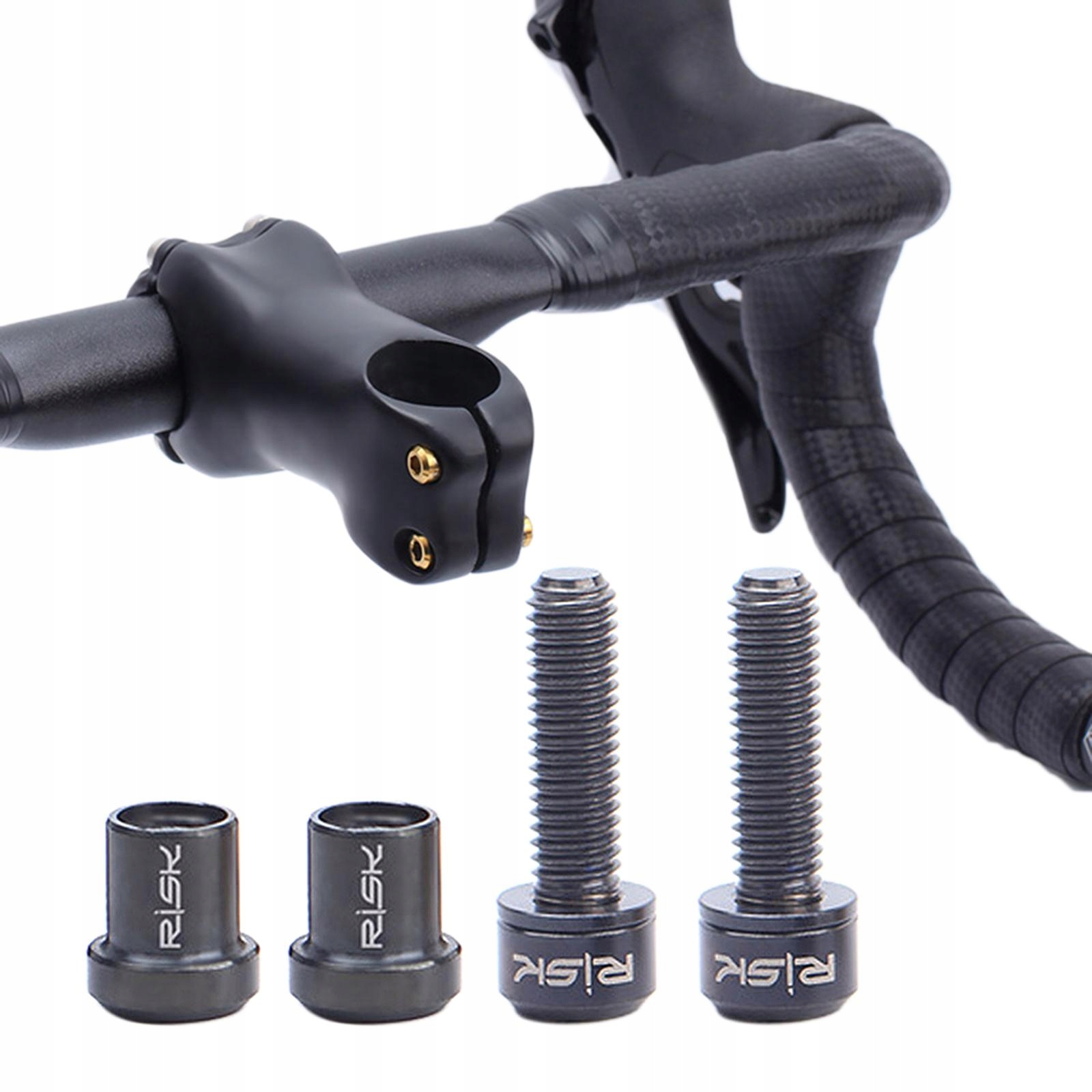 Nakrętka śruby wspornika roweru Śruby czarne Model Śruba macierzysta rowerowa z rowerem górskim