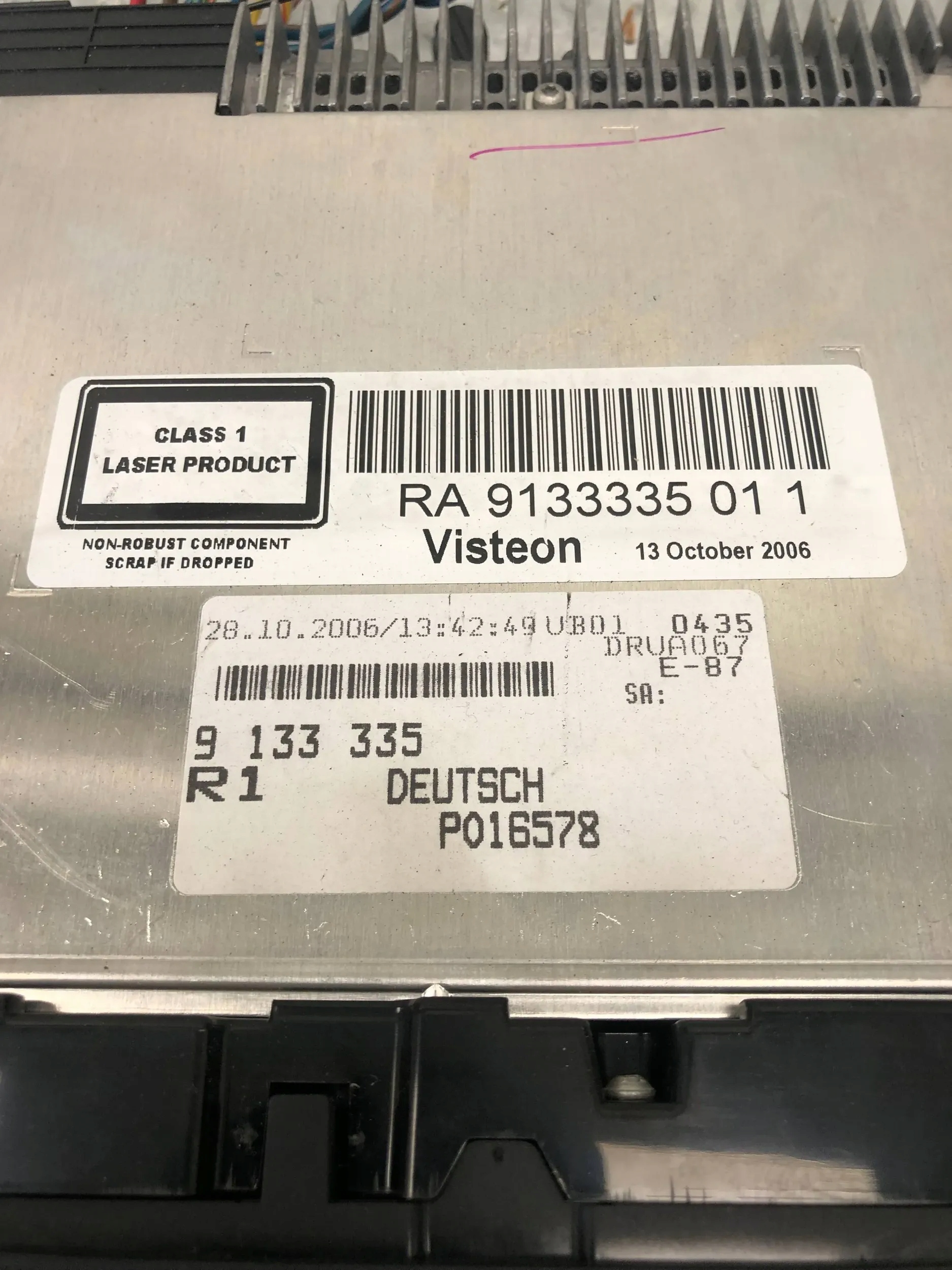 RADIO CD BMW E87 9133335