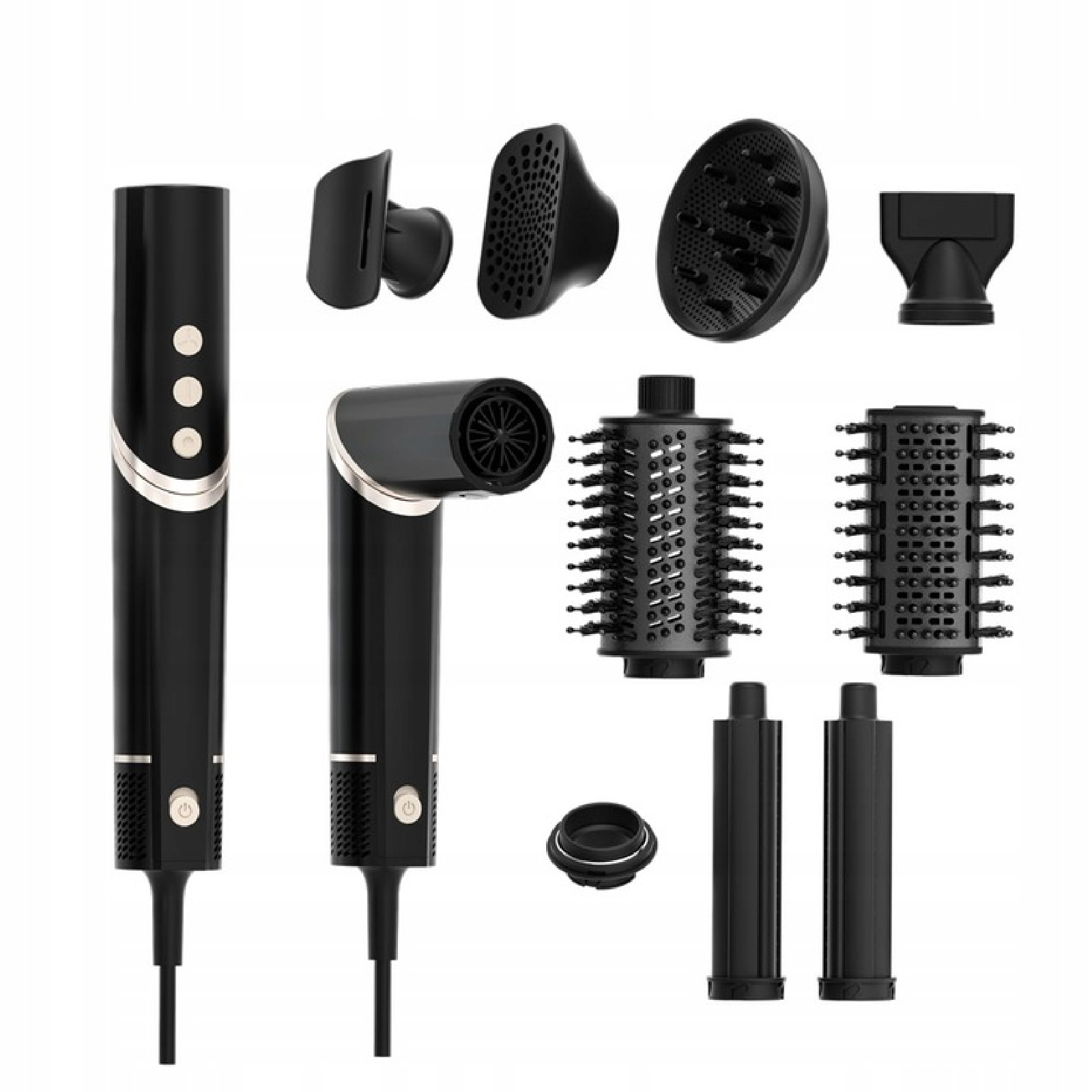 Air Essence Aurora suszarka do stylizacji włosów 8w1, czarna